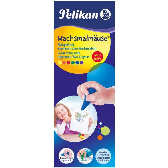 Pelikan Kredki świecowe - Myszki (804073)