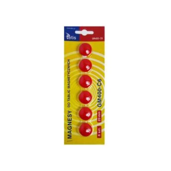 Tetis Magnesy GM400-C6 Czerwone
