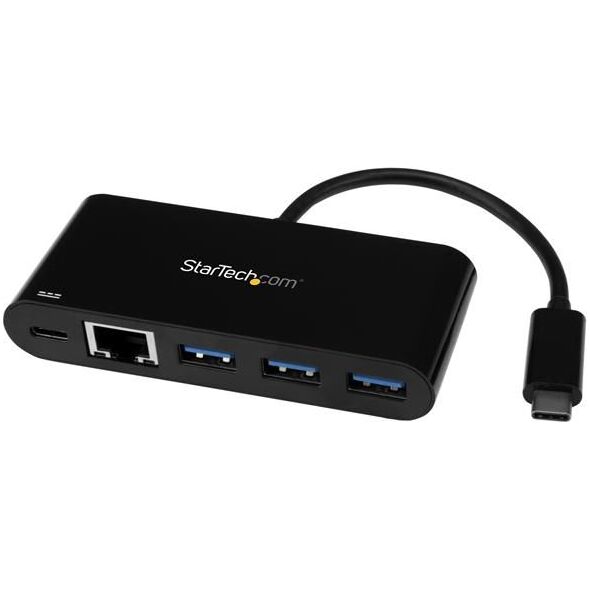 HUB USB StarTech 1x RJ-45 1x USB-C  + 3x USB-A 3.0 (HB30C3AGEPD)