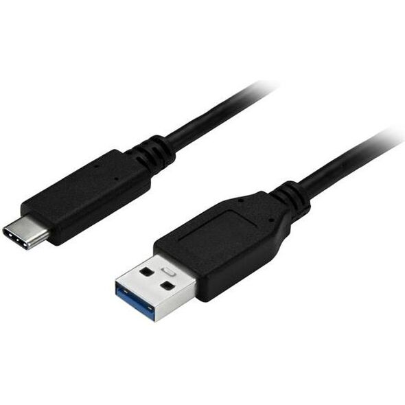 Kabel USB StarTech USB-A - USB-C 1 m Czarny (USB315AC1M)