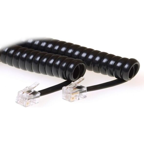 MicroConnect Patchcord RJ10 - RJ10, 4m, czarny (MPK10400)
