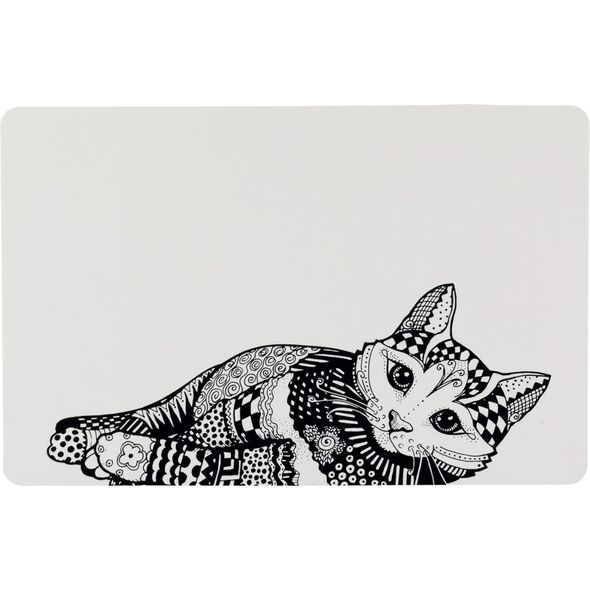 Trixie PODKŁADKA POD MISKI 44x28cm ZENTANGLE