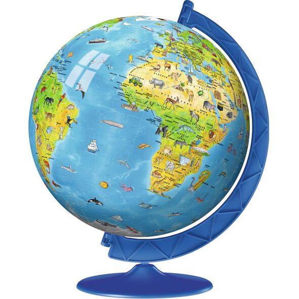 Ravensburger Puzzle kuliste 180el Globus po angielsku