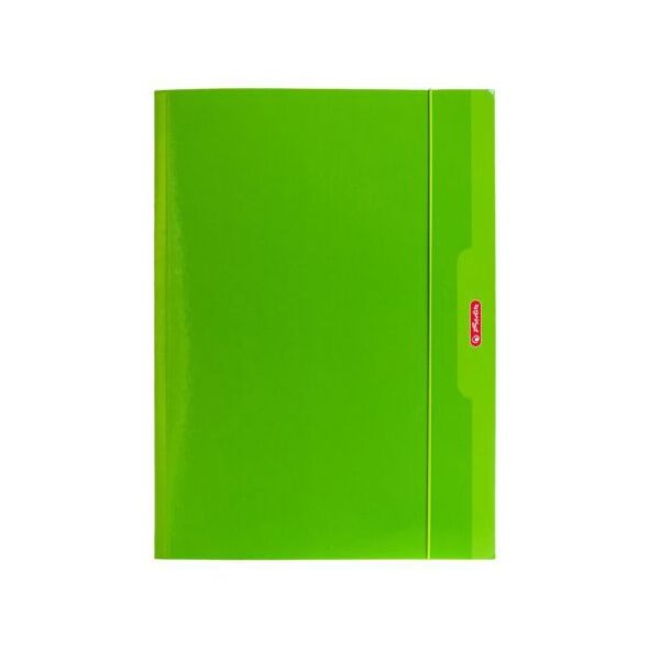 Herlitz Teczka A4 z gumką zielony Color Blocking (174043)