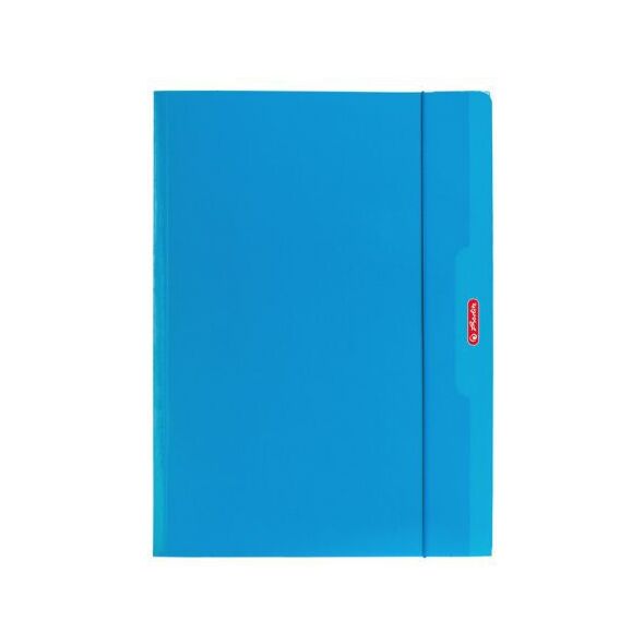 Herlitz Teczka A4 z gumką niebieski Color Blocking (174044)