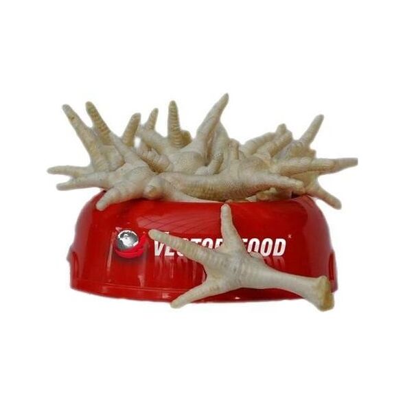 Vector-Food kurze łapki stopki białe 10szt