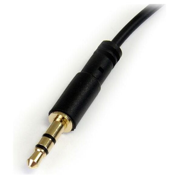 Kabel StarTech Jack 3.5mm - Jack 3.5mm 1.8m czarny (MU6MMSRA)