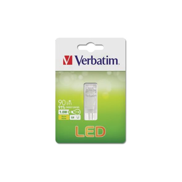 Verbatim LED Capsule G4, 1W, 90lm (52647)