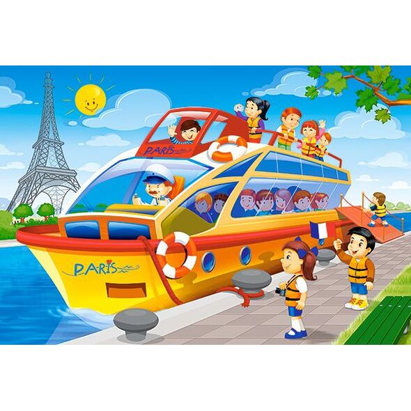 Castorland Puzzle x 4 - Travel the World (247018)