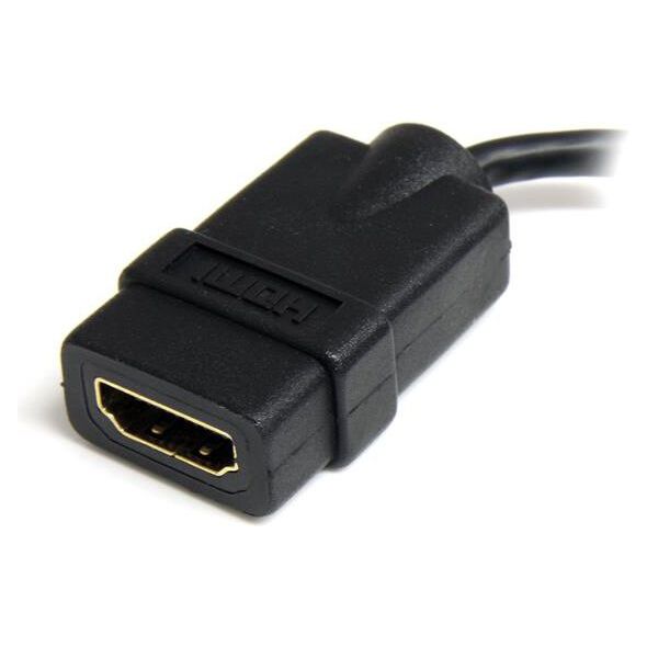 Adapter AV StarTech HDMI Micro - HDMI czarny (HDADFM5IN)