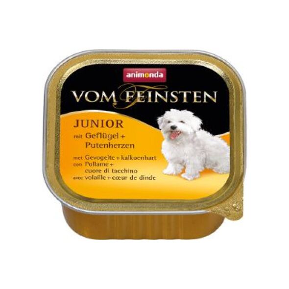Animonda vom Feinsten Junior Drób i Serca Indyka 150g