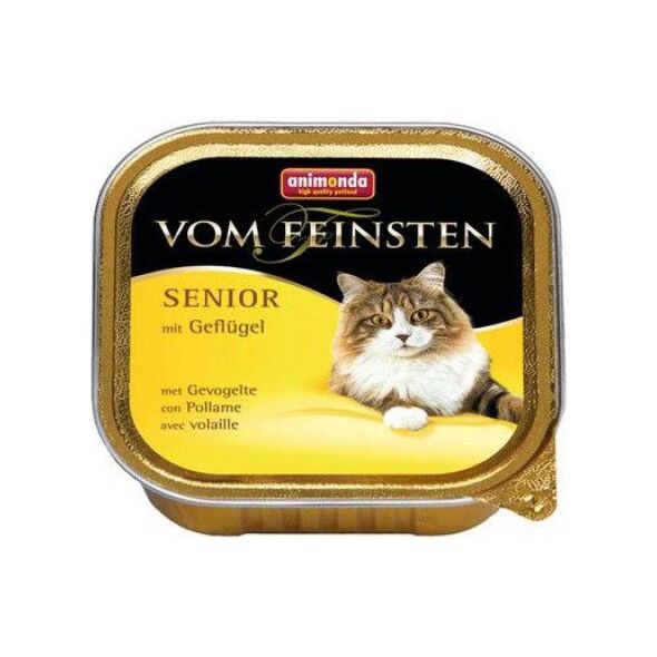 Animonda vom Feinsten Senior z Drobiem tacka 100g