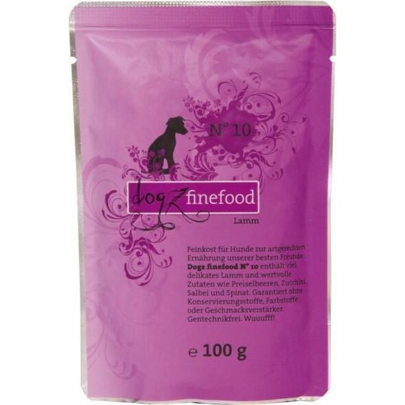 Dogz Finefood N.10 Jagnięcina saszetka 100g