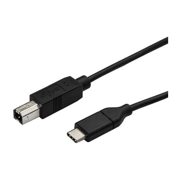 Kabel USB StarTech USB-C - USB-B 0.5 m Czarny (USB2CB50CM)