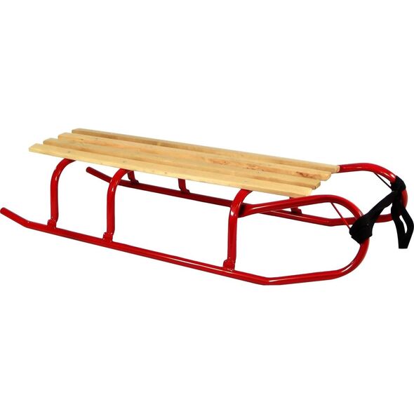 Victoria Sport Sanki metalowe czerwone (286783-uniw)