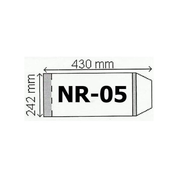 Narnia Okładka na podr B5 regulowana nr 5 (50szt) (131643)