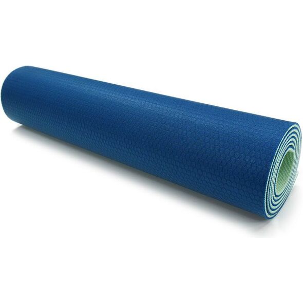 Reebok Mata do jogi RAYG-11060BLGN 173 cm x 61 cm x 0.6 cm niebieska