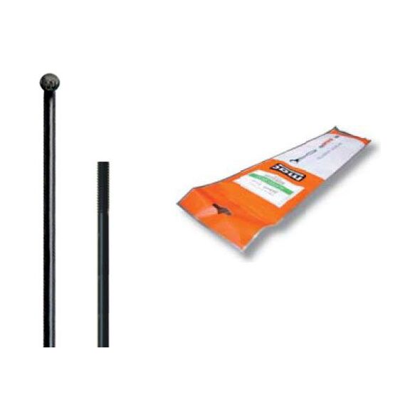 Cn Spoke Szprychy MAC14 2.0-2.0-2.0 stal nierdzewna 258mm czarne 72szt