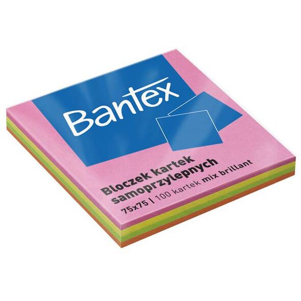 Bantex NOTES SAMOP.75X75 100 MIX BANTEX BRILLIANT - 400086389