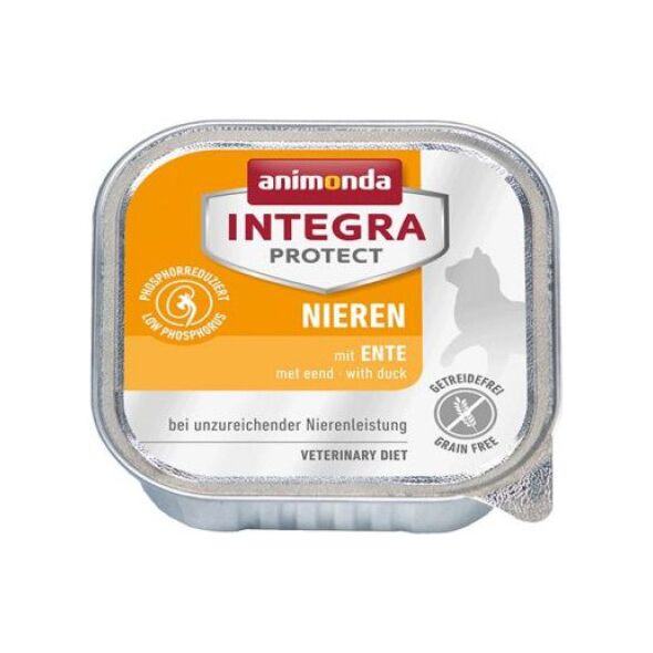Animonda INTEGRA KOT 100G PROTECT NIEREN KACZKA/NIEWYDOLNOŚĆ NEREK SZALKA