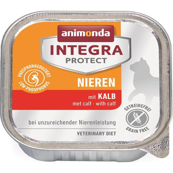 Animonda INTEGRA KOT 100G PROTECT NIEREN CIELĘCINA/NIEWYDOLNOŚĆ NEREK SZALKA