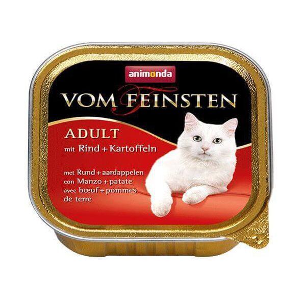 Animonda VOM FEINSTEN KOT 100G MENUE WOLOWINA/ZIEMNIAK SZALKA