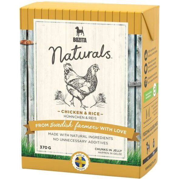 Bozita NATURALS z kurczakiem i ryżem 370g