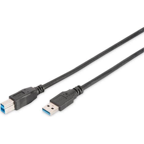 Kabel USB Digitus USB-A - USB-A 1.8 m Czarny (DB-300115-018-S)