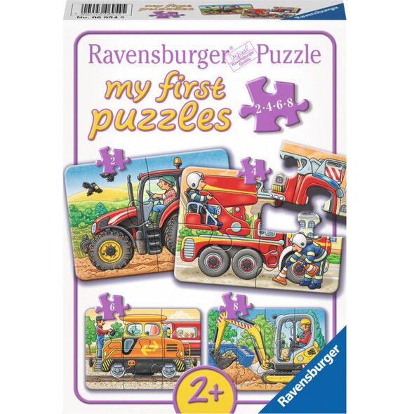 Ravensburger Puzzle 2/4/6/8el W pracy (069545)