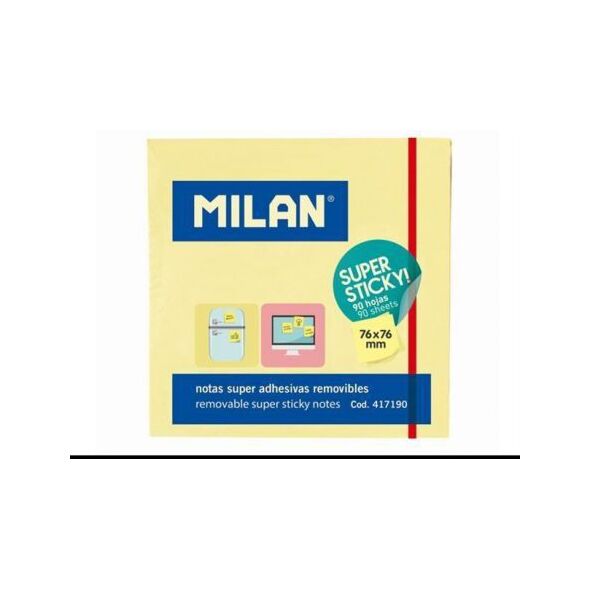 Milan Karteczki samoprzylepne Super Sticky (230109)