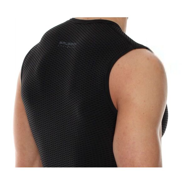 Brubeck Koszulka męska base layer bez rękawów czarna r. M (SL10100)