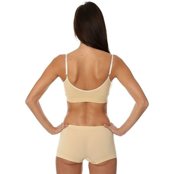 Brubeck Biustonosz Comfort Cotton beżowy r. 75C (BR00012A)