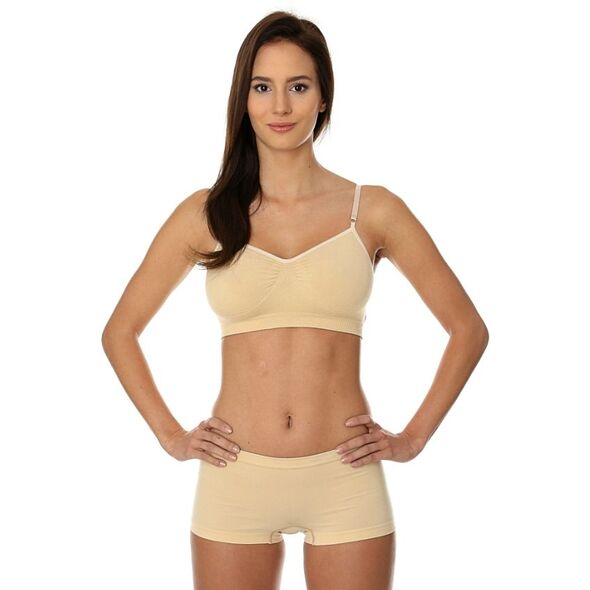 Brubeck Biustonosz Comfort Cotton beżowy r. 75C (BR00012A)