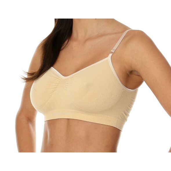 Brubeck Biustonosz Comfort Cotton beżowy r. 75C (BR00012A)