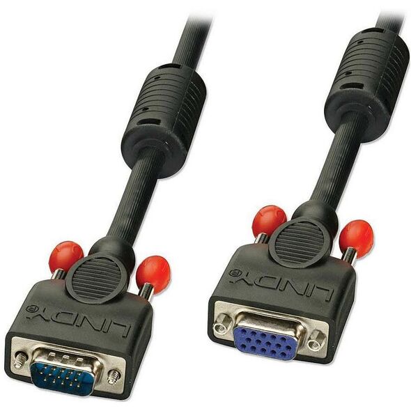 Kabel Lindy D-Sub (VGA) - D-Sub (VGA) 1m czarny (36392)