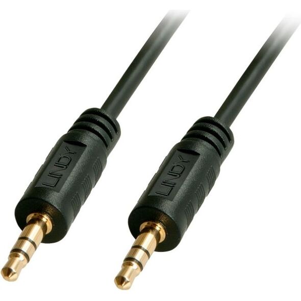 Kabel Lindy Jack 3.5mm - Jack 3.5mm 1m czarny (35641)