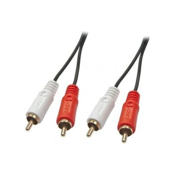 Kabel Lindy RCA (Cinch) - RCA (Cinch) 20m czarny (35666)