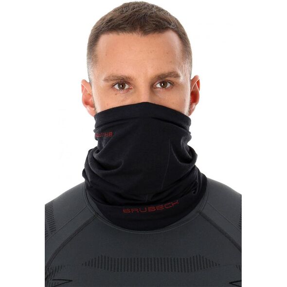 Brubeck Chusta wielofunkcyjna męska Merino czarna r. S/M (KM10360)