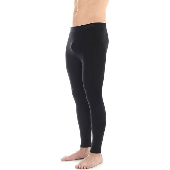Brubeck Leginsy męskie COMFORT WOOL czarne r. XXL (LE10930)