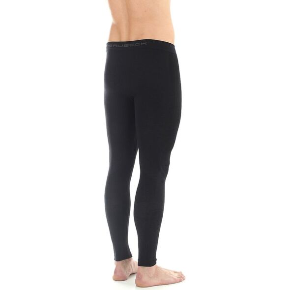 Brubeck Leginsy męskie COMFORT WOOL czarne r. XXL (LE10930)