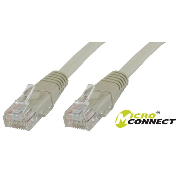 MicroConnect Patchcord U/UTP, CAT6, LSZH, 90m, szary (UTP690)