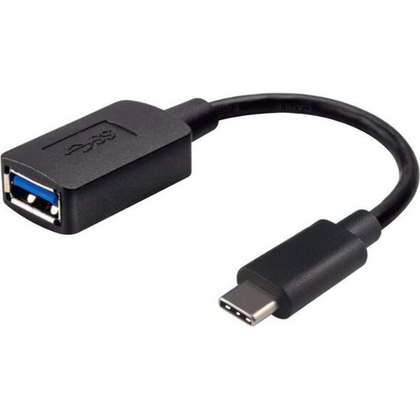 Kabel USB MicroConnect USB-C - USB-A Czarny (USB3.1CAF02BH)