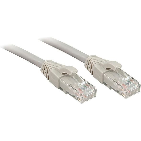 Lindy Patchcord Cat6, U/UTP, 1m, szary (48002)