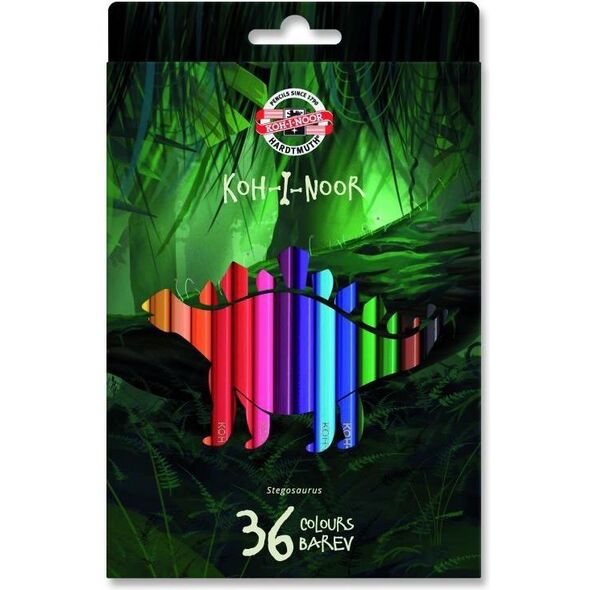 Koh I Noor Kredki 3595 Dino 36kolorów - 215181