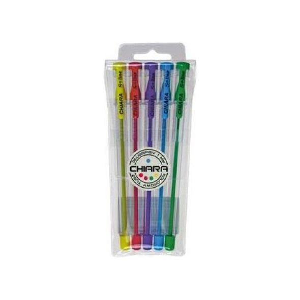 Spark Line Długopis Chiara 0.7mm 5 kolorów etui (165676)