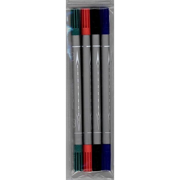Cresco Pisaki dwustronne, 4 kolory (248163)