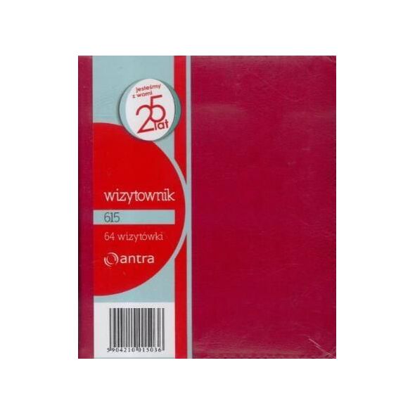 Antra Wizytownik 64 dwuklatkowy 615 czerwony ANTRA - 233384