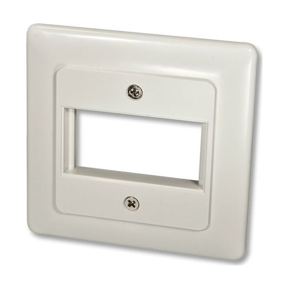 Lindy Face Plate DE for 1 SnapIn Module Face plate with cover 80x80 - 60545