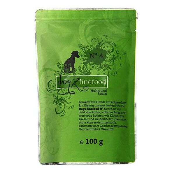 Dogz Finefood N.04 Kurczak i bażant saszetka 100g