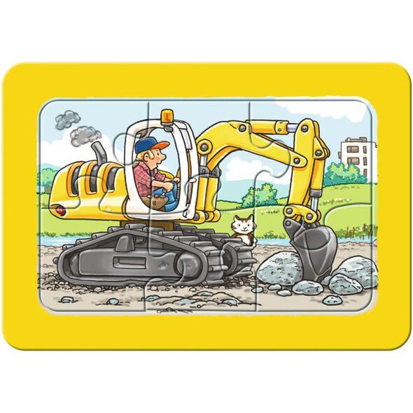 Ravensburger Moje pierwsze puzzle Pojazdy 3 x 6 el. (065738)